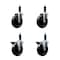 Service Caster 5'' Hard Rubber Wheel Swivel 1'' Expand Stem Caster Set 2 Brakes, 4PK SCC-EX20S514-HRS-2-PLB-2-1 - alternate 1